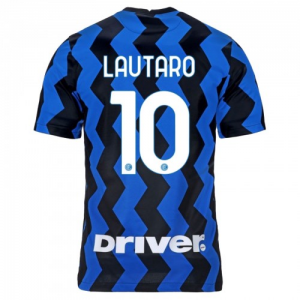 Jalkapallo pelipaidat Inter Milan Lautaro Martinez 10 Koti 2020 2021 – Lyhythihainen