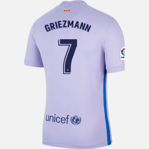 Jalkapallo Pelipaidat FC Barcelona Antoine Griezmann 7 Vieras  2021/22 – Lyhythihainen